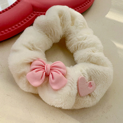 Blushing Blooms Scrunchies-5pcs Set